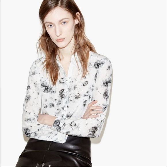 The Kooples Tops - The Kooples Silk Dandelion Blouse